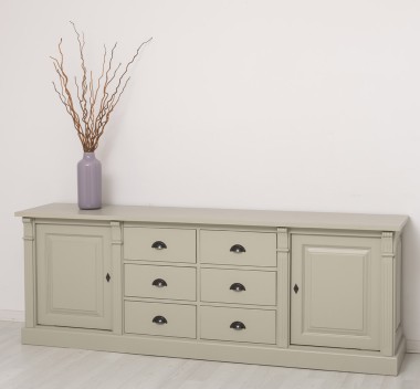 Buffet with 2 doors, 6 drawers, BAS, Directoire Collection