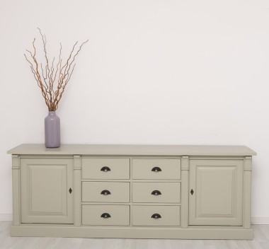 Buffet with 2 doors, 6 drawers, BAS, Directoire Collection