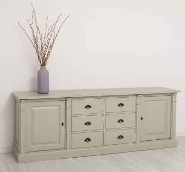 Buffet with 2 doors, 6 drawers, BAS, Directoire Collection