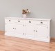 Cabinet 4 doors + 4 drawers, with dim. 223x50x90, MDF