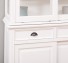 Buffet cabinet with four sliding doors and two drawers, 128 x 51 x 220 cm, MDF