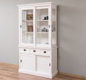Buffet cabinet with four sliding doors and three drawers 125 x 48 x 215 cm, MDF