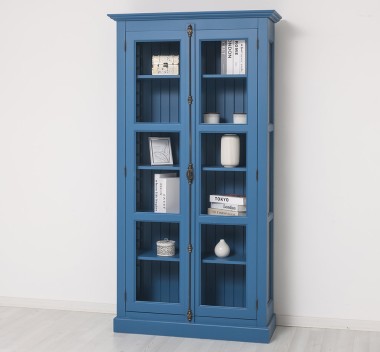 Glass display case, 2 doors with Cremone