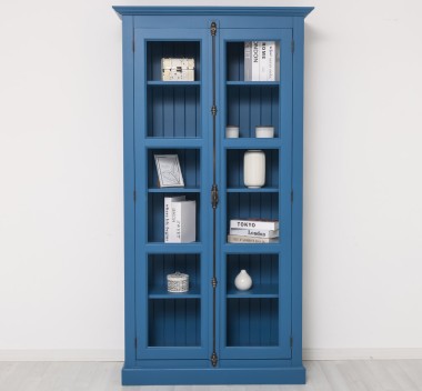 Glass display case, 2 doors with Cremone