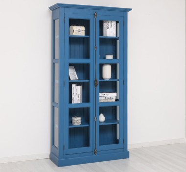 Glass display case, 2 doors with Cremone