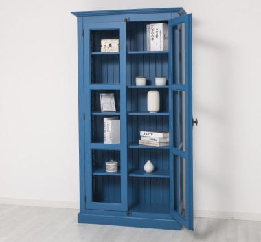 Glass display case, 2 doors with Cremone