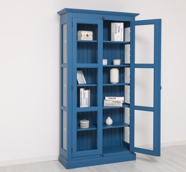 Glass display case, 2 doors with Cremone