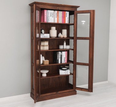Glass display case, 2 doors with Cremone