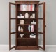 Glass display case, 2 doors with Cremone