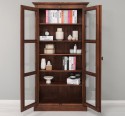 Glass display case, 2 doors with Cremone
