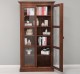 Glass display case, 2 doors with Cremone