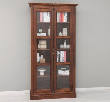 Glass display case, 2 doors with Cremone