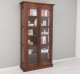 Glass display case, 2 doors with Cremone