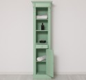 Bathroom rack with 1 door, 1 drawer and open space
