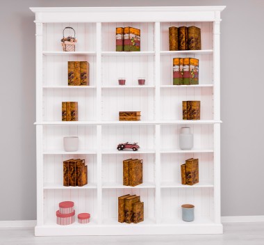 Triple Bookcase type 2, Directoire Collection