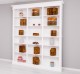 Triple Bookcase type 2, Directoire Collection