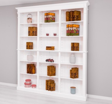Triple Bookcase type 2, Directoire Collection