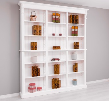 Triple Bookcase type 2, Directoire Collection