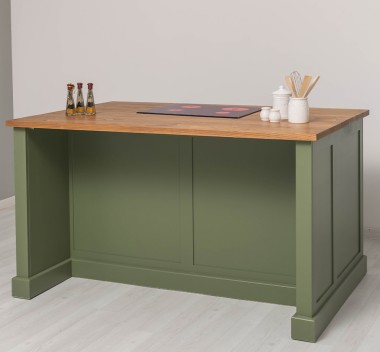 Multifunctional Kitchen Island- top pine