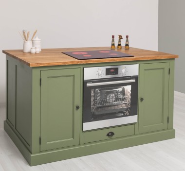 Multifunctional Kitchen Island- top pine