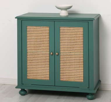 Rattan Cabinet with 2 doors