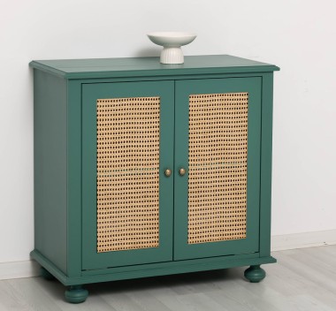 Rattan Cabinet with 2 doors