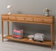 Elegant Console Table with 3 Drawers and Lower Shelf