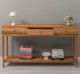 Elegant Console Table with 3 Drawers and Lower Shelf