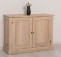 Elegant Oak Display Cabinet with 2  Lower Doors