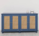 Rattan Cabinet with 4 doors