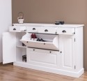 Hallway chest of drawers with 2 + 2 doors and 4 drawers