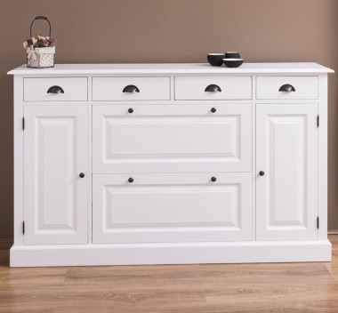Hallway chest of drawers with 2 + 2 doors and 4 drawers