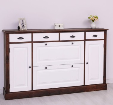 Hallway chest of drawers with 2 + 2 doors and 4 drawers