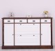 Hallway chest of drawers with 2 + 2 doors and 4 drawers