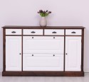 Hallway chest of drawers with 2 + 2 doors and 4 drawers