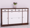 Hallway chest of drawers with 2 + 2 doors and 4 drawers