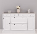 Hallway chest of drawers with 2 + 2 doors and 4 drawers