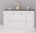 Hallway chest of drawers with 2 + 2 doors and 4 drawers