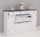 Hallway chest of drawers with 2 + 2 doors and 4 drawers