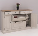 Hallway chest of drawers with 2 + 2 doors and 4 drawers