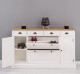 Hallway chest of drawers with 2 + 2 doors and 4 drawers