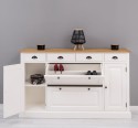 Hallway chest of drawers with 2 + 2 doors and 4 drawers