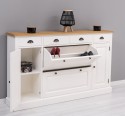 Hallway chest of drawers with 2 + 2 doors and 4 drawers