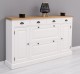 Hallway chest of drawers with 2 + 2 doors and 4 drawers