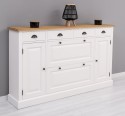 Hallway chest of drawers with 2 + 2 doors and 4 drawers