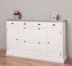 Hallway chest of drawers with 2 + 2 doors and 4 drawers
