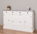 Hallway chest of drawers with 2 + 2 doors and 4 drawers