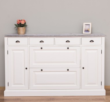 Hallway chest of drawers with 2 + 2 doors and 4 drawers
