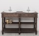 Bathroom cabinet for sinks with turned legs - sinks are included in the price - Color_P111 - LACQUER & STAINED