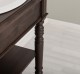 Bathroom cabinet for sinks with turned legs - sinks are included in the price - Color_P111 - LACQUER & STAINED